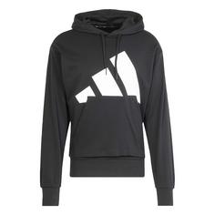 adidas Essentials Big Logo French Terry Hoodie Hoodie Herren Black / White