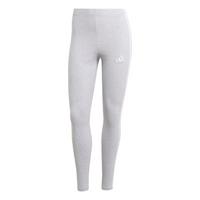 adidas Essentials 3-Streifen Cotton Leggings Leggings Damen - Light Grey Heather / White