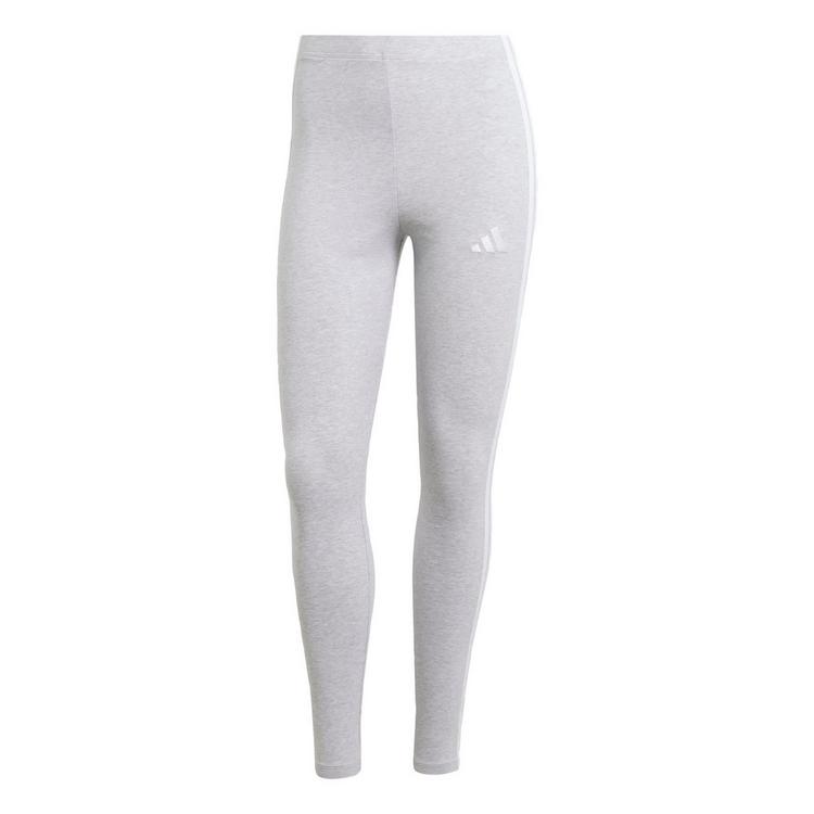 adidas adidas Essentials 3-Streifen Cotton Leggings Leggings Damen - Light Grey Heather / White - 0 | SportScheck