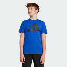 Rückansicht von adidas Essentials Kids T-Shirt Funktionsshirt Kinder Royal Blue / Black