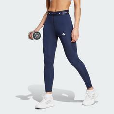 Rückansicht von adidas TECHFIT 7/8-Leggings Leggings Damen Legend Ink