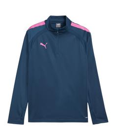 PUMA teamLIGA HalfZip Sweatshirt Kids Funktionssweatshirt Kinder tuerkispink