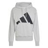 adidas Essentials Big Logo French Terry Hoodie Hoodie Herren - Medium Grey Heather / Black