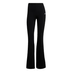 adidas Essentials Small Logo Flared Leggings Leggings Damen Black / White