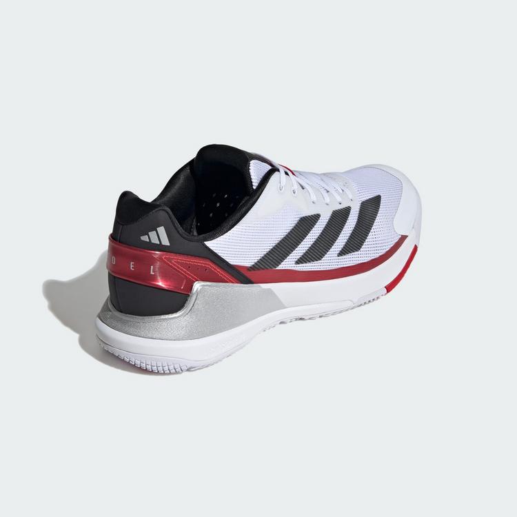 adidas adidas Crazyquick Padel-Schuh Tennisschuhe - Cloud White / Core Black / Lucid Red - 4 | SportScheck