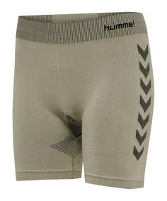 hummel hmlFIRST Seamless Short Damen Funktionsunterhose Damen gruenschwarz