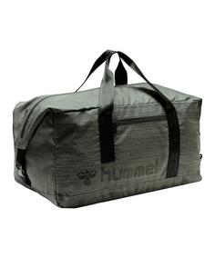 Rückansicht von hummel Urban Duffel Bag Large Sporttasche grauschwarz