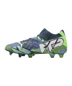 Rückansicht von PUMA FUTURE 7 Ultimate FG/AG Brilliance Damen Fußballschuhe Damen grauweiss