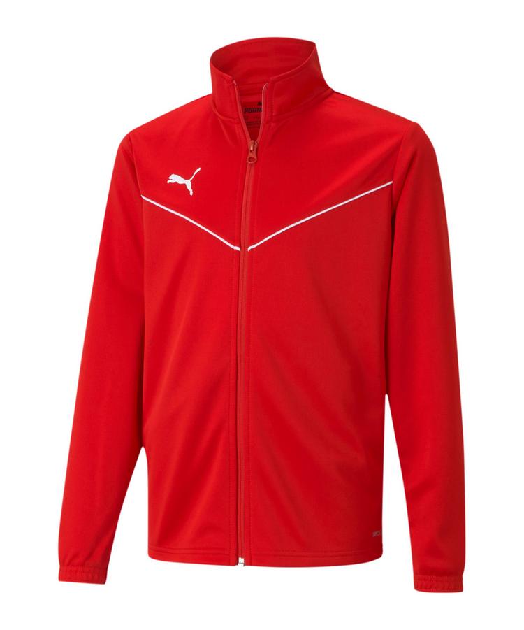 PUMA PUMA teamRISE Poly Trainingsjacke Kids Trainingsjacke Kinder - rotweiss - 0 | SportScheck