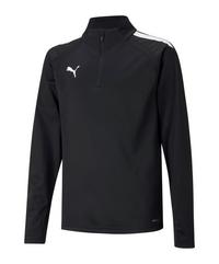 PUMA teamLIGA HalfZip Sweatshirt Kids Funktionssweatshirt Kinder - schwarz