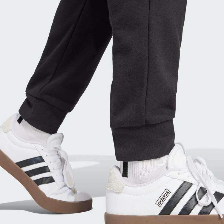adidas adidas Essentials Feel Cozy French Terry Hose Trainingshose Herren - Black / White - 1 | SportScheck
