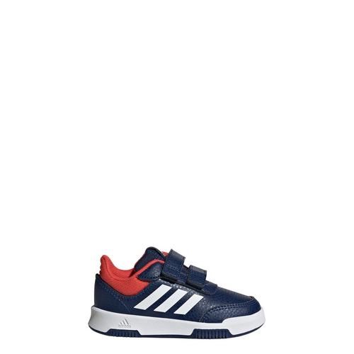 Rückansicht von adidas Tensaur Hook and Loop Schuh Sneaker Kinder Dark Blue / Cloud White / Bright Red