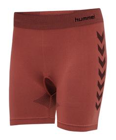 hummel hmlFIRST Seamless Short Damen Thermounterhose Damen rot