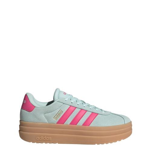 Rückansicht von adidas VL Court Bold Schuh Sneaker Damen Halo Mint / Pulse Magenta / Gum