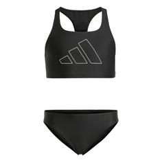 adidas Performance Big Bars Kids Bikini Bikini Set Kinder Black / White