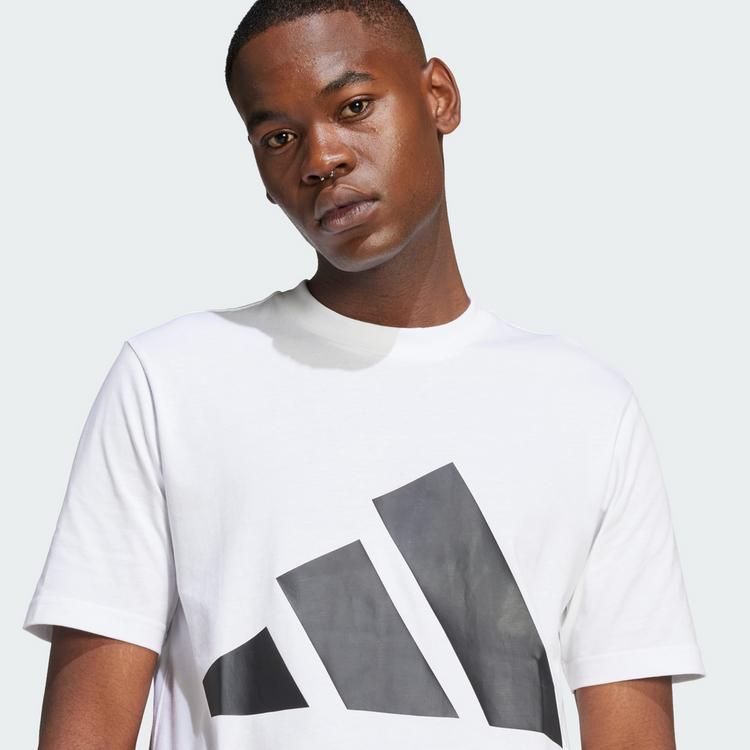 adidas adidas Essentials Big Logo T-Shirt T-Shirt Herren - White / Black - 1 | SportScheck