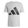 adidas Essentials Big Logo T-Shirt T-Shirt Herren - Medium Grey Heather / Black
