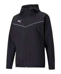 PUMA teamRISE Allwetterjacke Regenjacke Herren - schwarzweiss