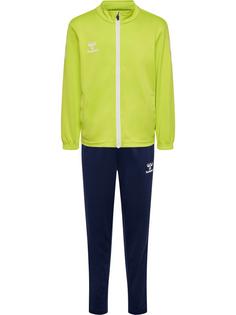 hummel hmlLOGO SUIT KIDS Trainingsanzug Kinder LIME PUNCH/MARINE