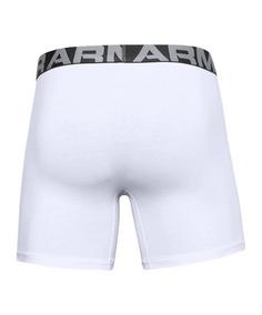 Rückansicht von Under Armour Charged 6in Boxershort 3er Pack Boxershorts Herren weiss