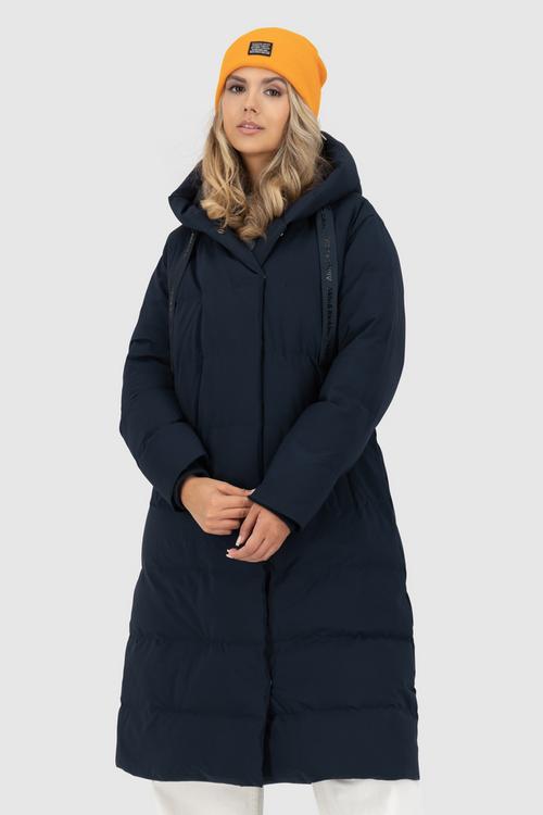 Rückansicht von ALIFE AND KICKIN DitteAK A Winterjacke Damen marine