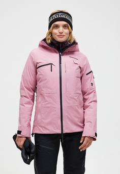 Rückansicht von Peak Performance Skijacke Damen altrosa