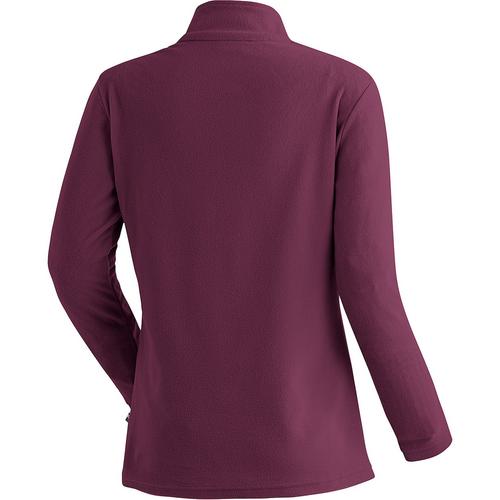 Rückansicht von Maier Sports Denise Langarmshirt Damen Rot4593