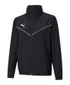 PUMA teamRISE Allwetterjacke Kids Regenjacke Kinder - schwarzweiss