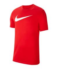 Nike Park 20 T-Shirt Swoosh Funktionsshirt Herren - rotweiss