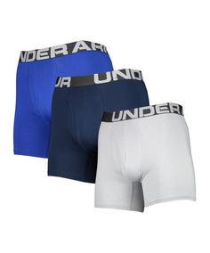 Under Armour Charged 6in Boxershort 3er Pack Boxershorts Herren blaublauweiss