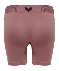 Rückansicht von hummel hmlFIRST Seamless Short Damen Thermounterhose Damen rosa