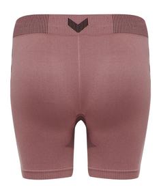 Rückansicht von hummel hmlFIRST Seamless Short Damen Funktionsunterhose Damen rosa