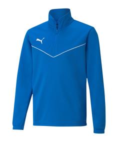 PUMA teamRISE HalfZip Sweatshirt Kids Funktionssweatshirt Kinder blau