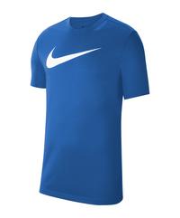 Nike Park 20 T-Shirt Swoosh Funktionsshirt Herren - blauweiss