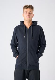 Rückansicht von Cleptomanicx Ligull Sweatjacke Herren Black