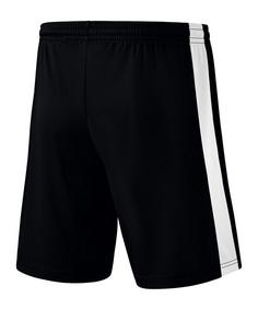 Rückansicht von Erima Retro Star Short Fußballshorts Kinder schwarzweiss