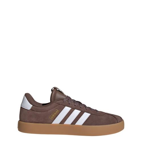 Rückansicht von adidas VL Court 3.0 Schuh Sneaker Herren Earth Strata / Cloud White / Gold Metallic