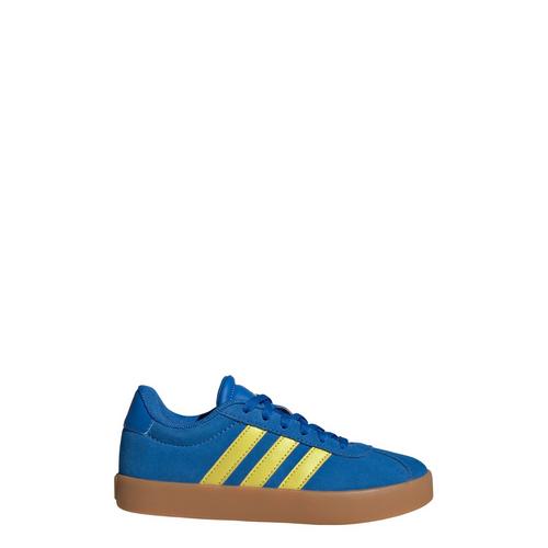 Rückansicht von adidas VL Court 3.0 Schuh Sneaker Kinder Bright Royal / Pure Sulfur / Gum