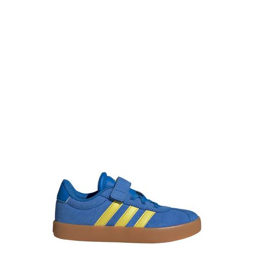 Rückansicht von adidas VL Court 3.0 Schuh Sneaker Kinder Bright Royal / Pure Sulfur / Gum