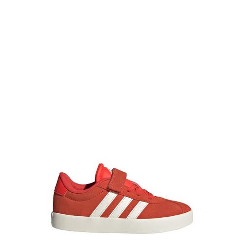 Rückansicht von adidas VL Court 3.0 Schuh Sneaker Kinder Bright Red / Core White / Off White