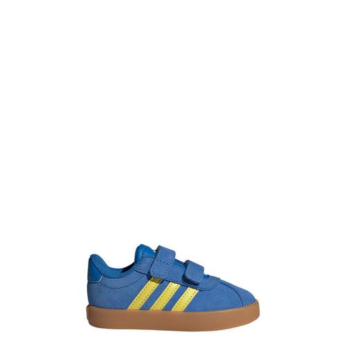 Rückansicht von adidas VL Court 3.0 Schuh Sneaker Kinder Bright Royal / Pure Sulfur / Gum