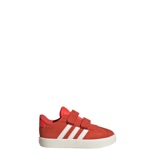 Rückansicht von adidas VL Court 3.0 Schuh Sneaker Kinder Bright Red / Core White / Off White