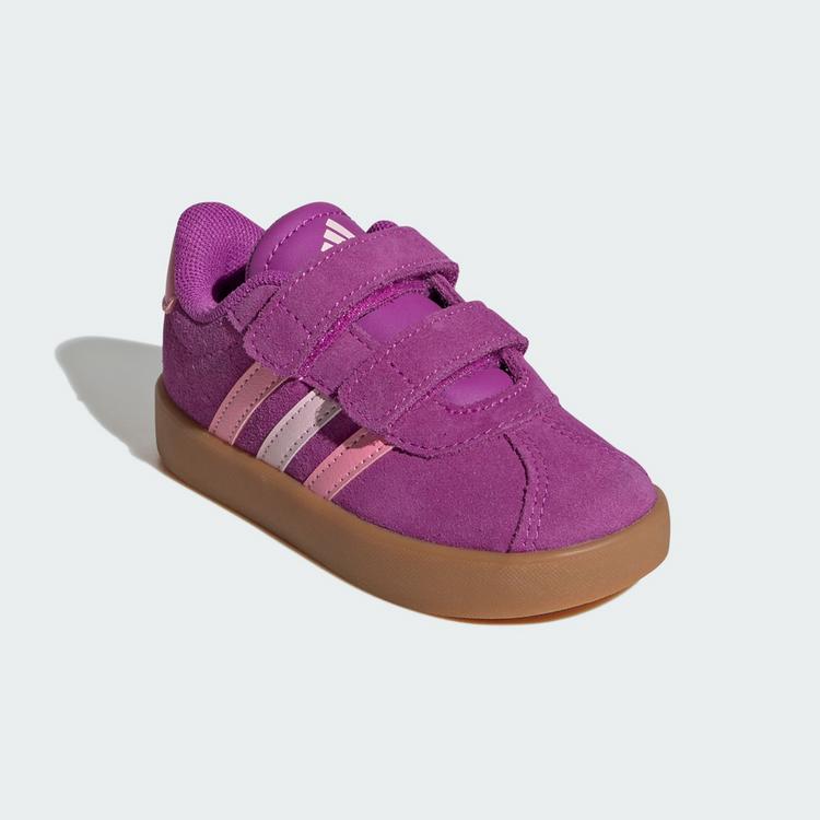 adidas adidas VL Court 3.0 Schuh Sneaker Kinder - Flash Pink / Bliss Pink / Clear Pink - 3 | SportScheck
