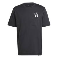 adidas Lounge Slides Graphic Pocket T-Shirt T-Shirt Herren - Black