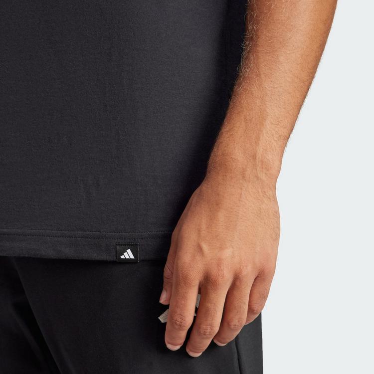 adidas adidas Lounge Slides Graphic Pocket T-Shirt T-Shirt Herren - Black - 1 | SportScheck