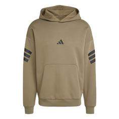 adidas Future Icons 3-Streifen Hoodie Hoodie Herren Olive Strata