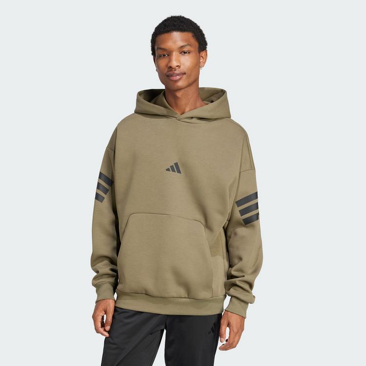 adidas adidas Future Icons 3-Streifen Hoodie Hoodie Herren - Olive Strata - 0 | SportScheck