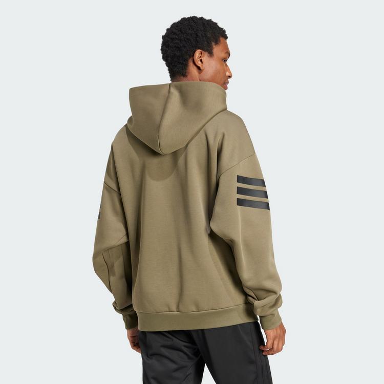 adidas adidas Future Icons 3-Streifen Hoodie Hoodie Herren - Olive Strata - 1 | SportScheck
