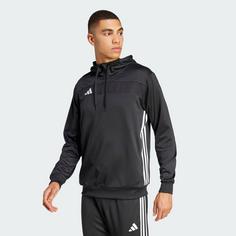 Rückansicht von adidas Tiro 25 Essentials Sweat Hoodie Hoodie Herren Black / White