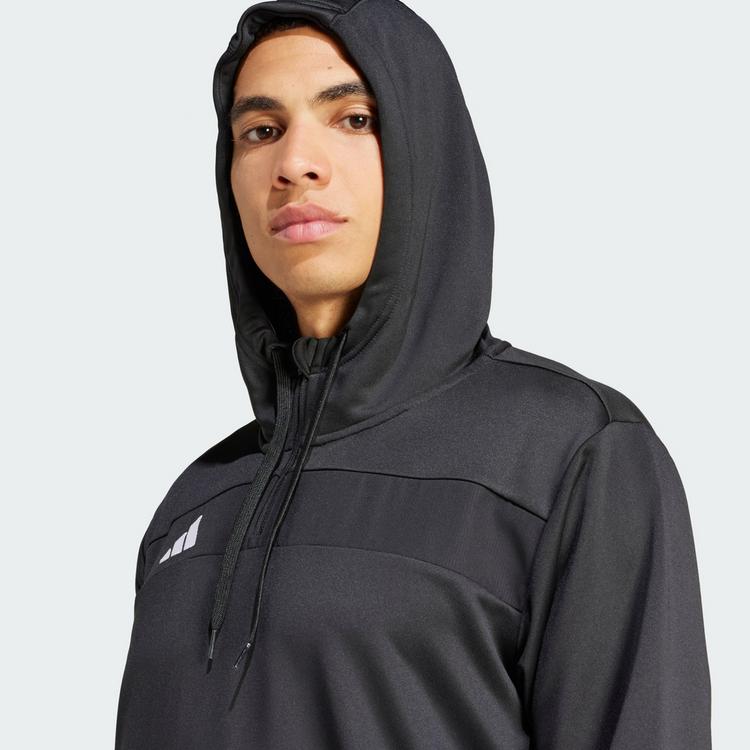 adidas adidas Tiro 25 Essentials Sweat Hoodie Hoodie Herren - Black / White - 0 | SportScheck